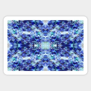 Tile in Blue Colors Sticker